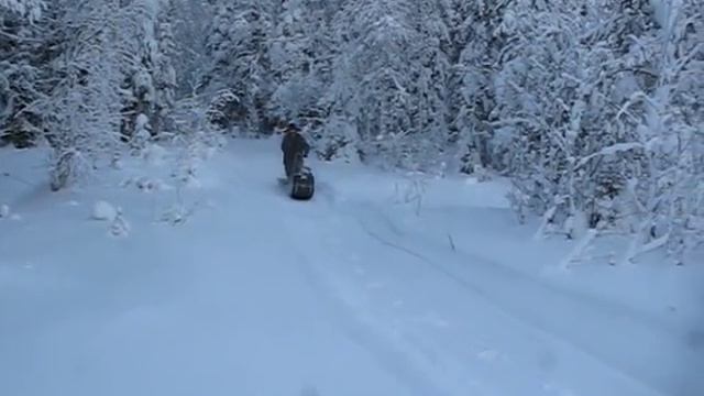 По буранке. Мотособака Рекс (14 января 2010) смотреть онлайн