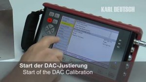 DAC калибровка Ультразвуковой дефектоскоп KARL DEUTSCH Echoscope ECHOGRAPH 1095