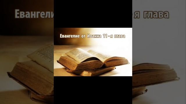 Евангелие от Иоанна 11-я глава смотреть онлайн