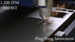 Ультраскоростная резка металла и лазерная гравировка на станке HAN'S LASER.