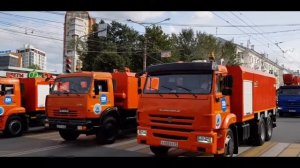 Парад техники в городе Чебоксары 24 08 2019