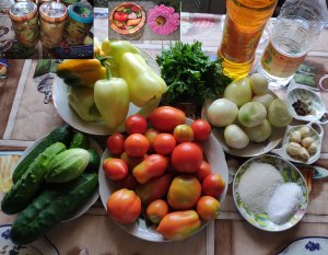 Заготовки на зиму. Салат Донской.