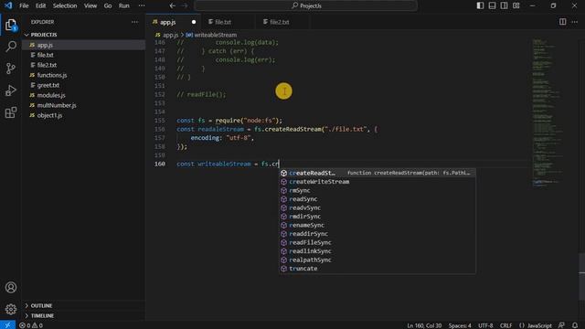 Learn Node js - #0012- in 2023 | Streames in node js using fs - التدفقات ونقل بيانات من فايل الي اخ