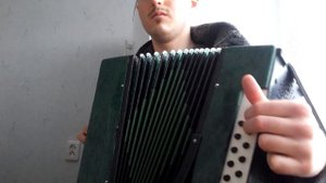 Мелодия для начинающих 2 аккорда. Гармонь.