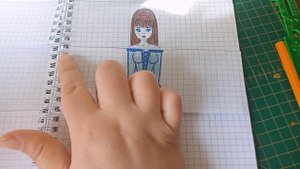 Как нарисовать часть куклы! Меняющиеся части куклы!