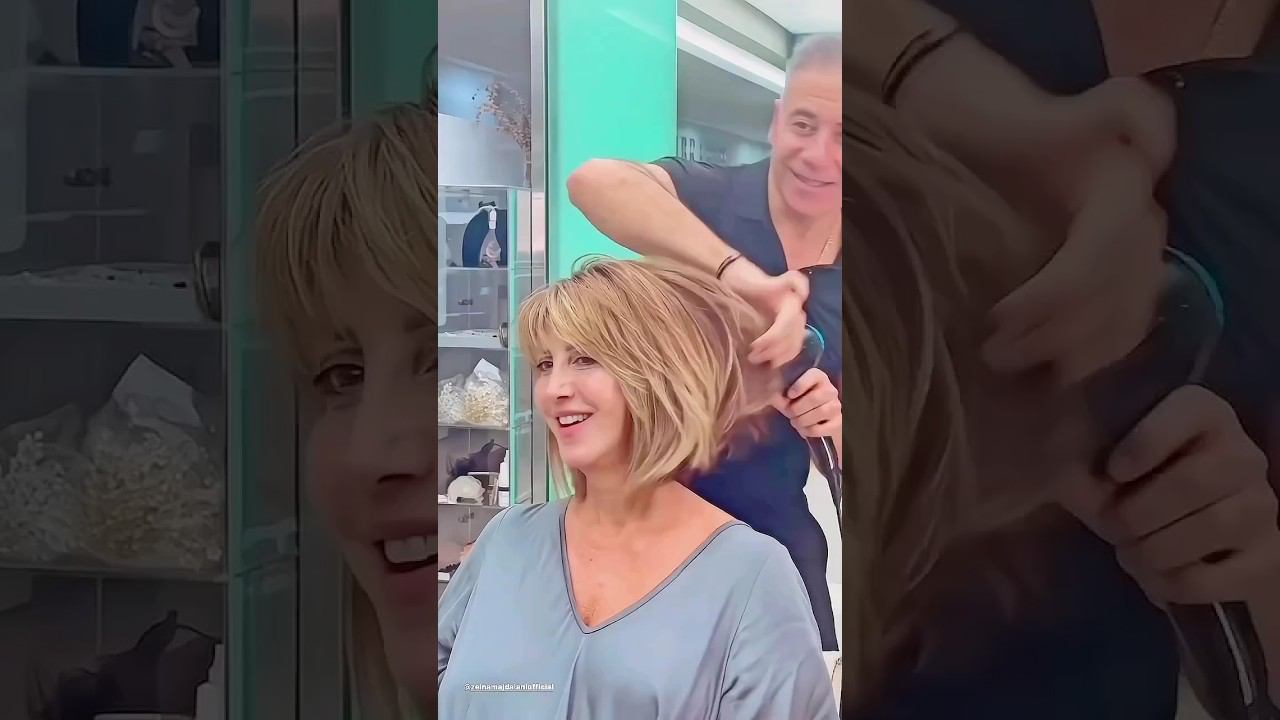 Стрижка Боб-Каскад для женщин за 50 лет /Bob Haircut-Cascade for women over 50 years old