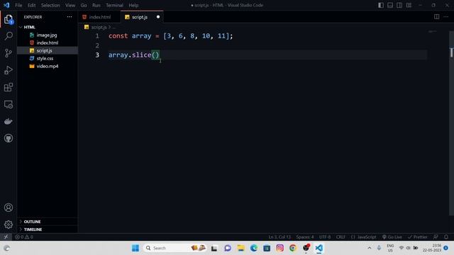 How to work with slice function in javascript | Road map to Next JS | Part - 43 | JS