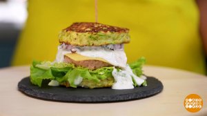 Гамбургер из кабачков от Марии Суровой. Доброе утро. Фрагмент выпуска от 14.07.2023