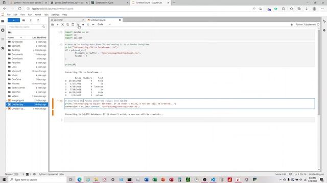 Getting an Excel CSV into a SQLITE database using Python смотреть онлайн