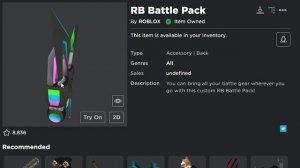[ИВЕНТ] Как Получить РЮКЗАК и ЛУК СО СТРЕЛАМИ | Roblox
