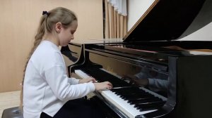 Е. Гнесина Этюд («Дождик»)