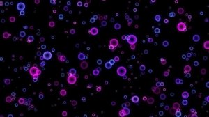 Neon bubbles! 4k colorful 1 hour screensaver