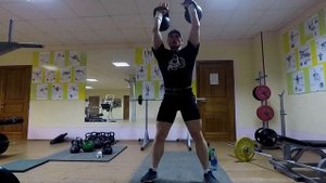 Пробую толчок гирь длинным циклом и комплексы Vortex (Путь в КМС серия 17)