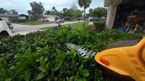 SCHTUMPA 2-in-1 Cordless Grass Shear, 24V Mini Hedge Trimmer