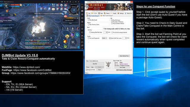 DJMBotLin2Rev V3.15.0 (Automatic Conquest) смотреть онлайн