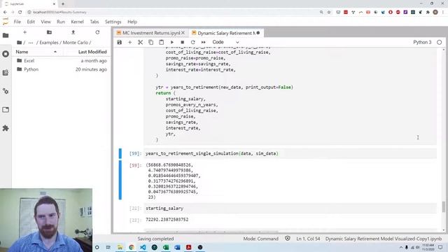 Applying Monte Carlo Simulation to a Python Model - Monte Carlo Simulation смотреть онлайн