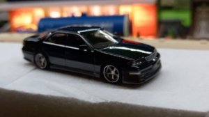 не большой обзор на Тойоту Марк 2 100 (Toyota mark 2) 1:64 Vertex Work