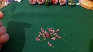 Как сделать. Заколка из бисера. Брошь из бисера.