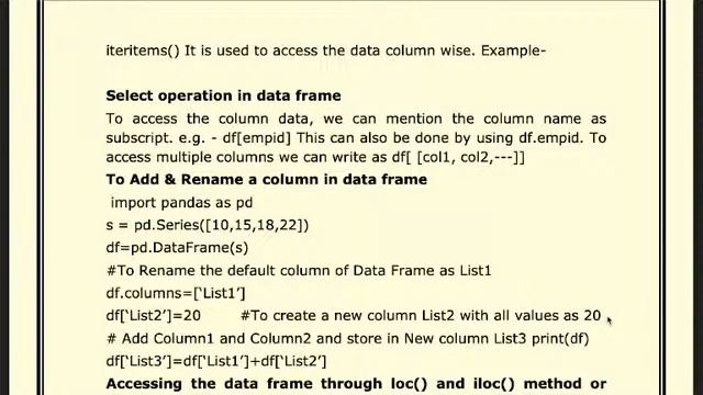 CBSE Class 12 | Information Practices Term1 | Quick Revision - Python Data Fra Access| 2021 -2 смотреть онлайн