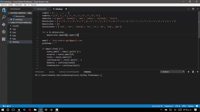 Verificar un email con Python смотреть онлайн