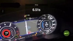 VW Arteon R 0-200 dragy (428HP) stage 2