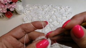 красивый ажурный квадратный мотив