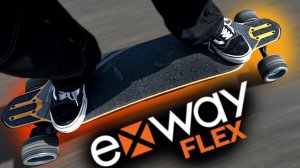 Бюджетный Электроскейт EXWAY Flex Riot с колесами IWONDER Hydro