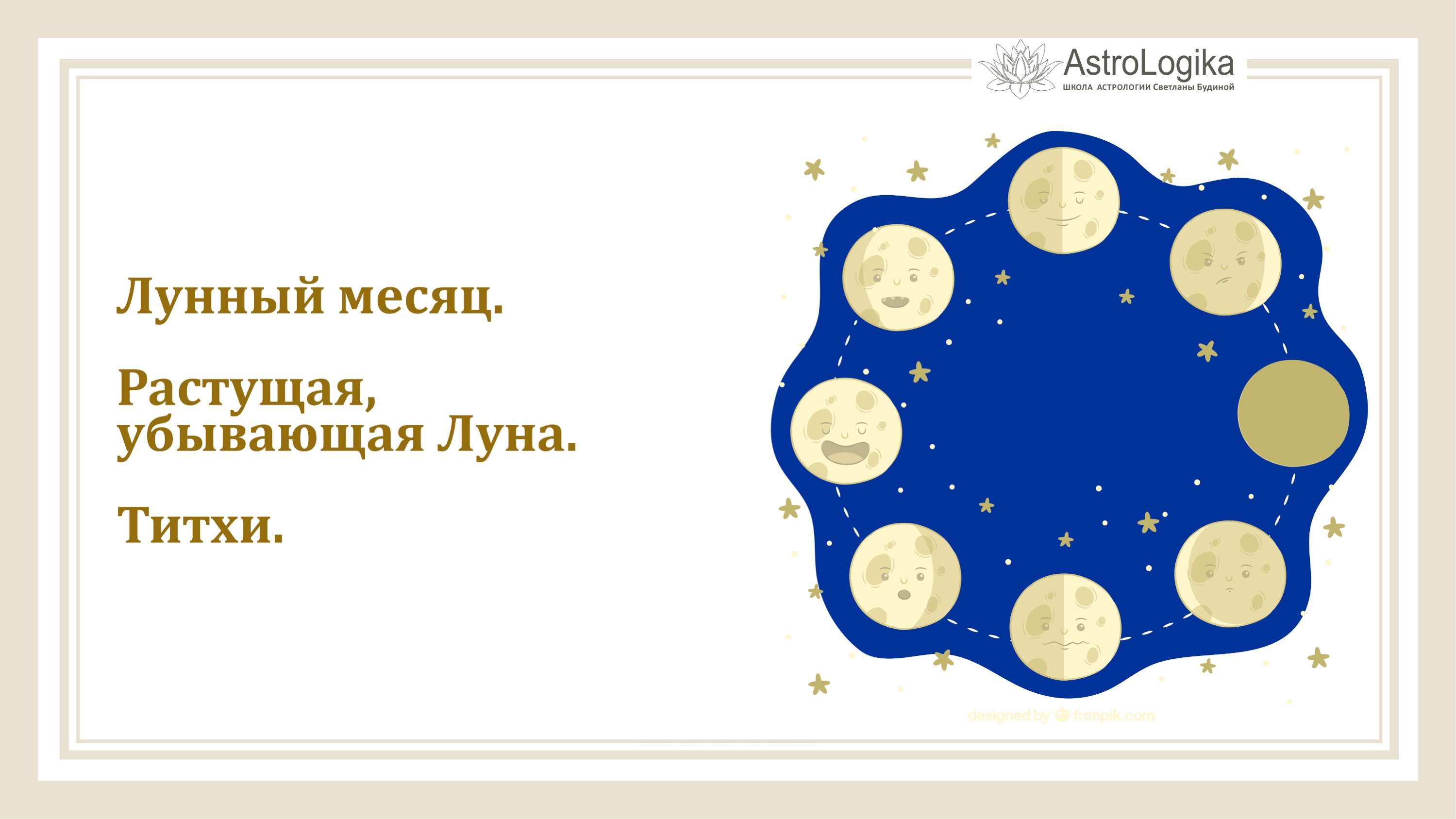 Как выглядит убывающая луна