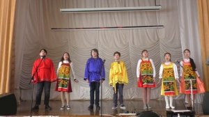 Ансамбль 6-х классов "Дочки сыночки" / "Во кузнице" / Конкурс "Народные узоры" / 12.02.2021