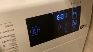 Bosch WTW876H00E error code E:01-00