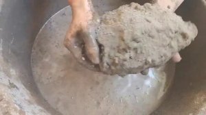 ASMR dusty cement chunks crumbling with pure cement topping asmr cement satisfying asmr asmrcomunit