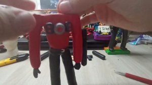 Новый титан спикер мен из пластилина.