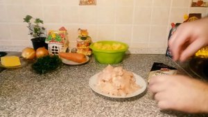 Жаркое  картошка с куриным филе в духовке Анимация