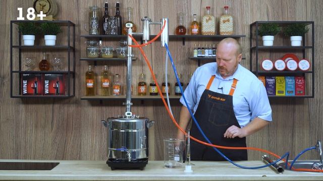 Вторая перегонка самогона на Феникс Народный Нью с дефлегматором и сухопарником на царге 30 и 50 см