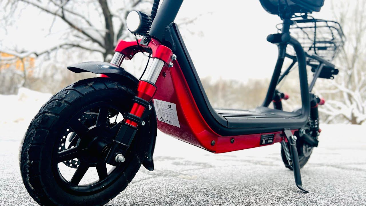 Электроскутер White Siberia Light 1200W - обзор, ТЕСТ_ДРАЙВ, замер максималки, разбор. смотреть онлайн