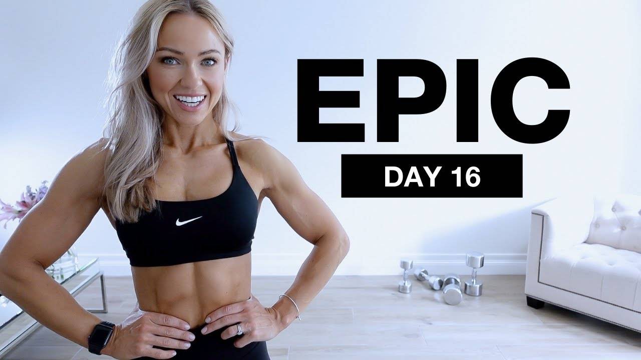 Caroline Girvan - Day 16 of EPIC _ 40 Min Dumbbell Back and Bicep Workout at Home