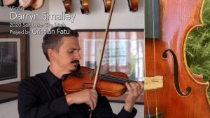 (sold) Darryn Smalley violin, Salt Lake City, 2020 / Cristian Fatu / at the Metzler Violin Shop