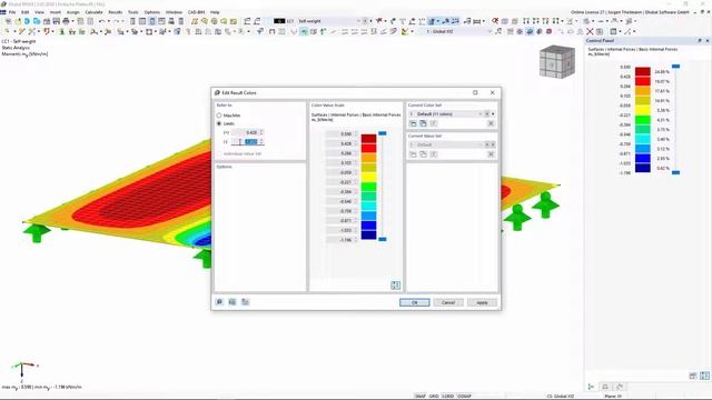 FAQ 005314 | How can I restrict the display of the value scale in RFEM 6 and RSTAB 9 to positive .. смотреть онлайн