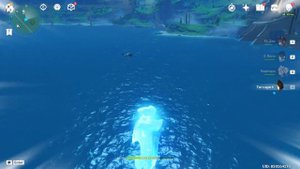 Секретное место с рыбами в Фонтейне Genshin Impact