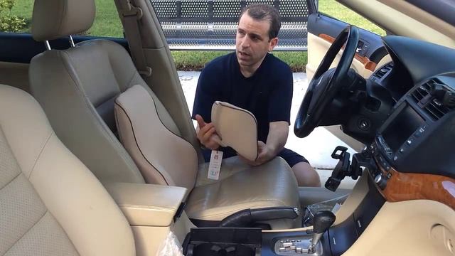 Premium Memory Foam Car Lumbar and Neck Pillow Kit Review LoveHome смотреть онлайн