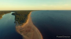 Устье реки Олонка и Ладожского озера, август 2022