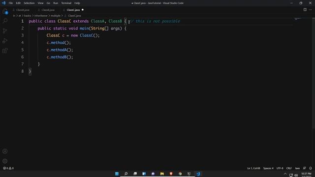 Why Java Does Not Support Multiple Inheritance | Multiple Inheritance in Java