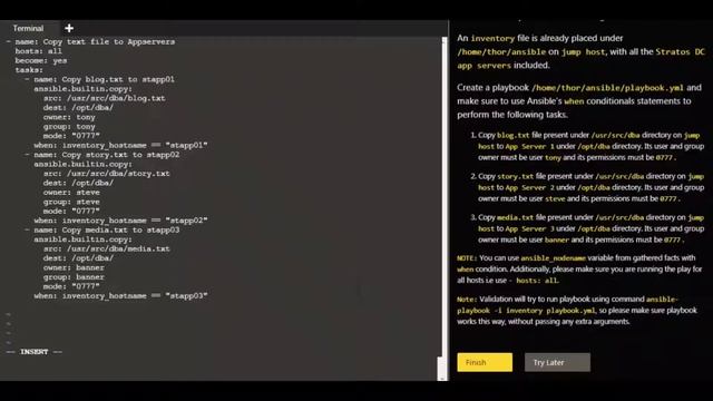 Using Ansible Conditionals Copy Files