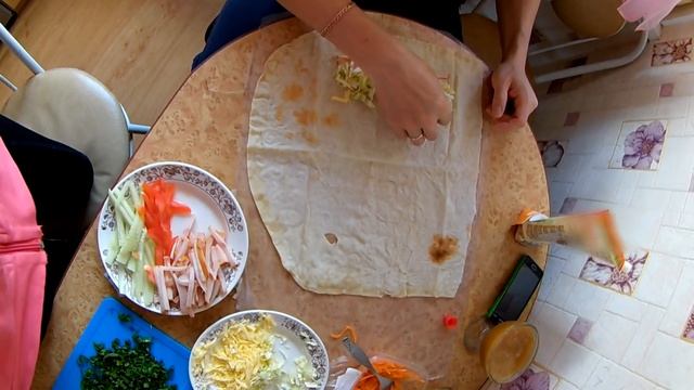 Шаурма (шаверма) в домашних условиях. смотреть онлайн