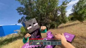 Minecraft in Real Life ~ REALISTIC SURVIVAL DIAMOND EMERALD ORE Minecraft EN LA VIDA REAL 創世神第一人稱真人