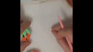 Серьги из воздушного пластилина