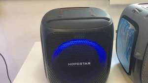 Портативная колонка Hopestar Party One 80W с двумя микрофонами и HOPESTAR PARTY 100 в одном видео!