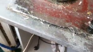 Взорвалась стекляная варочная поверхность !_заменана нержавейку