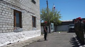 тренировка военной полиции по задержанию угнанного ТС