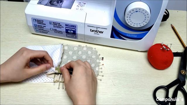 Campanula's DIY Ruffle Coin Case for beginner смотреть онлайн